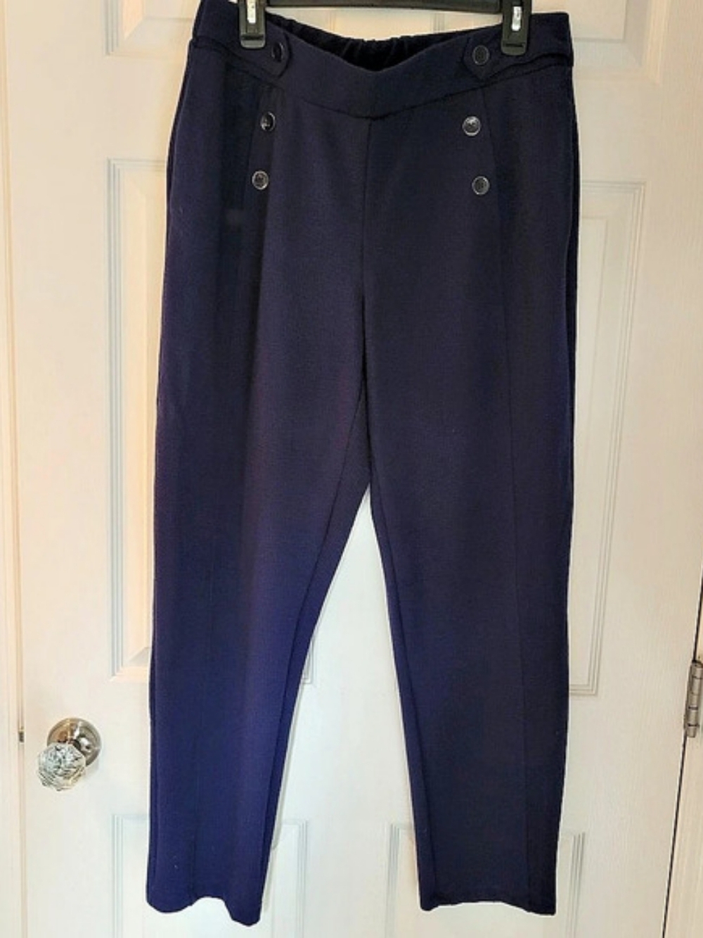 Robert Louis Straight Leg Navy Pants Like New